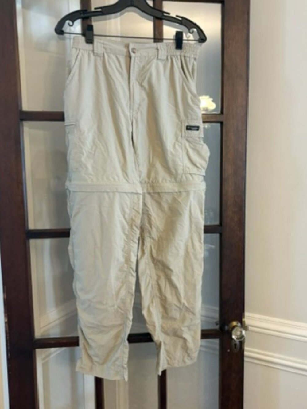 Columbia GRT Convertible Hiking Pants in Beige, Size Medium
